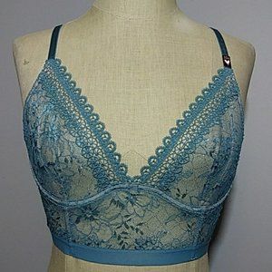 VS long line lace bra 32D NWT